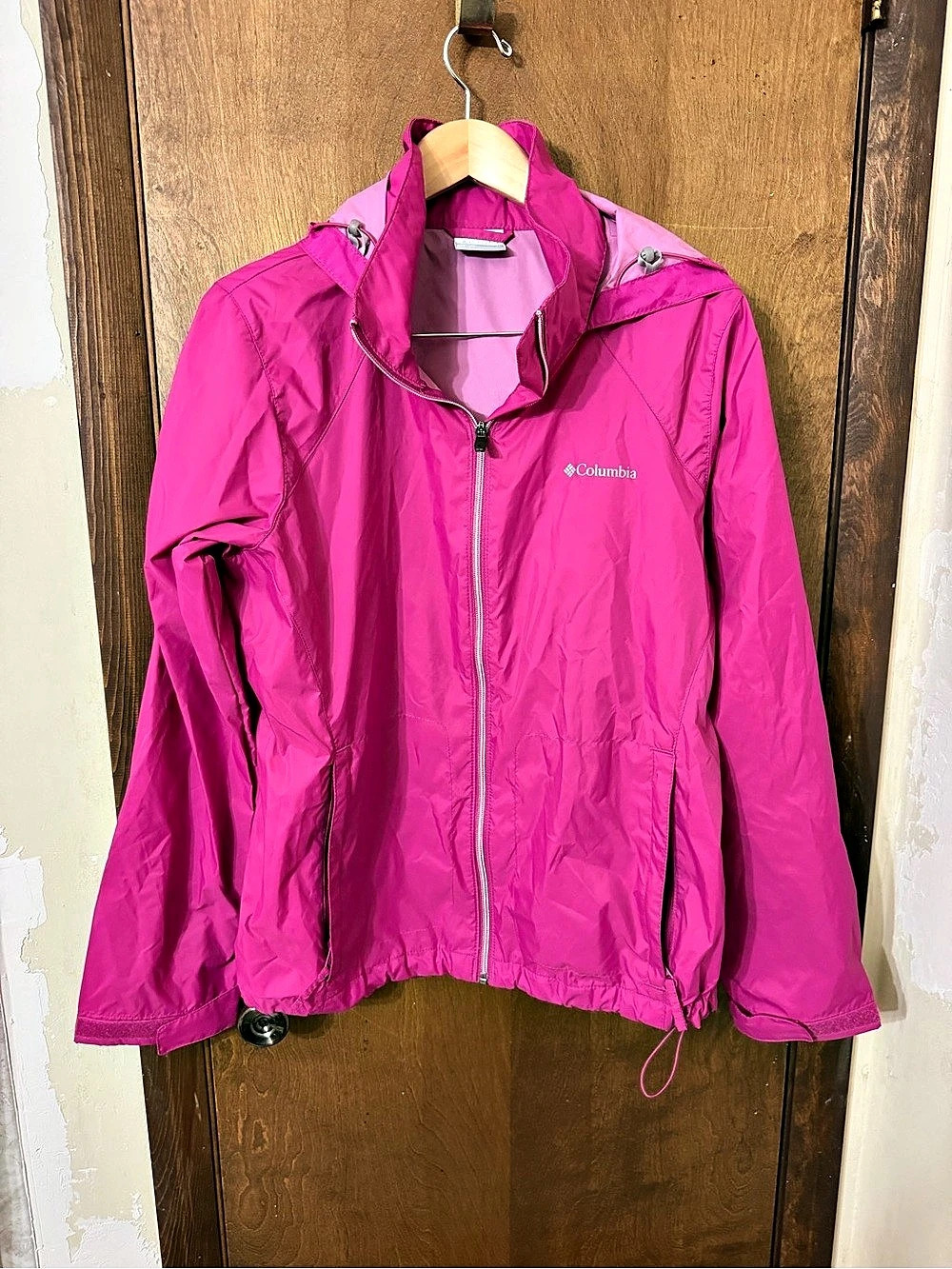 Columbia Switchback II Lined Long Jacket Pink XL Packable